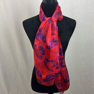 Red and Purple Hat design Scarf